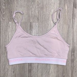WILDFOX Light Pink Sports Bra